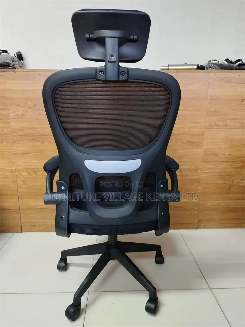 Black Ergonomic High-Back Adjustable Home Seat