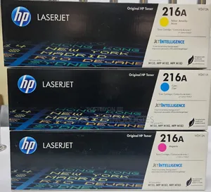 Cyan/Yellow/Magenta Hp Toner Cartridges (Hp 216a)