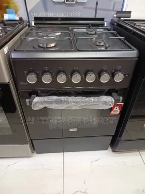 Mika 60x60cm Standing Cooker 3gas 1electric Rapid Hotplate