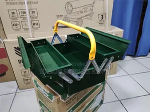 Tool Box Metallic Jadever Toolbox Cantilever Metal Layers Heavy Duty
