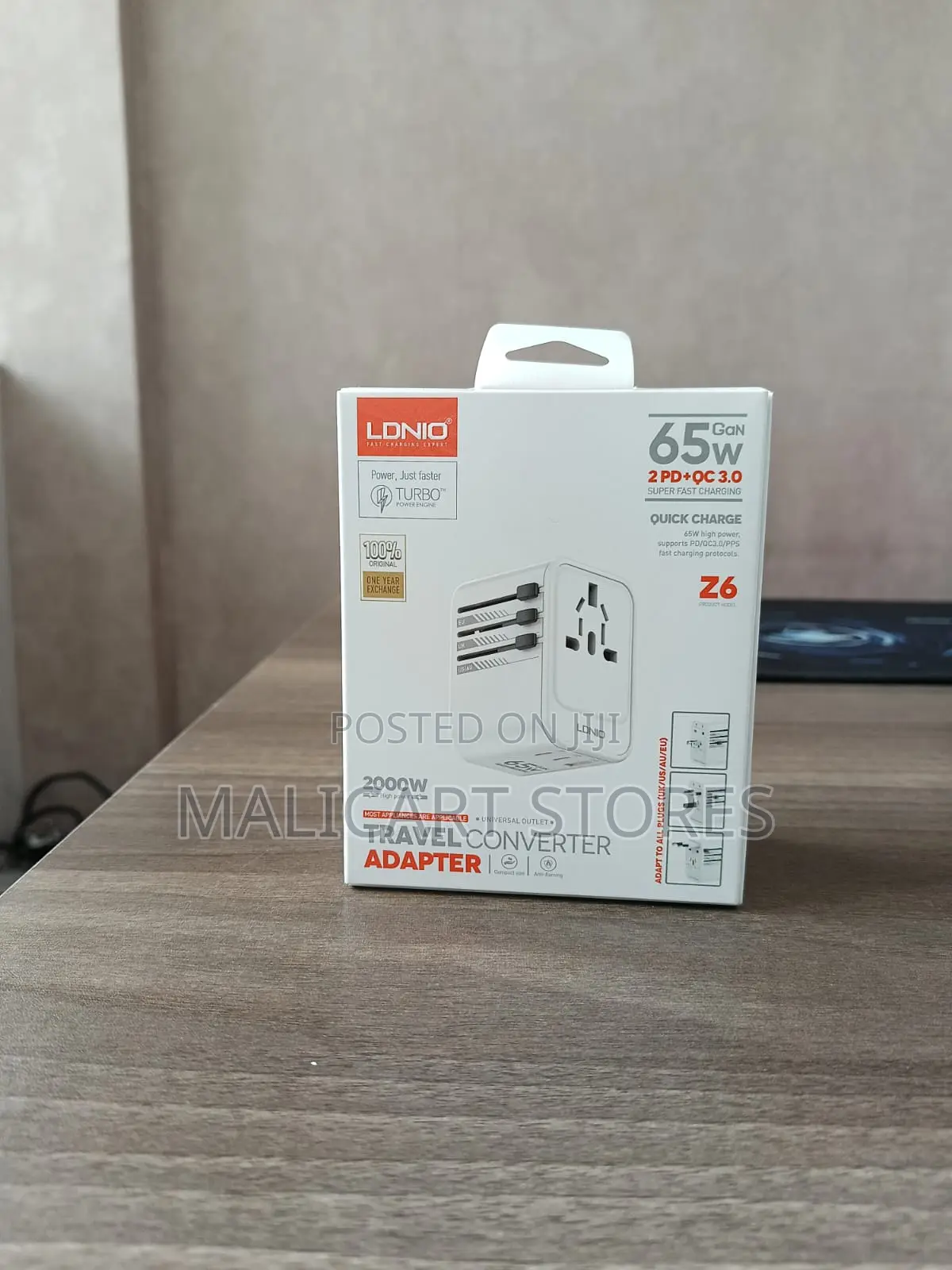 Ldnio Z6 Gan 65w Universal Adapter
