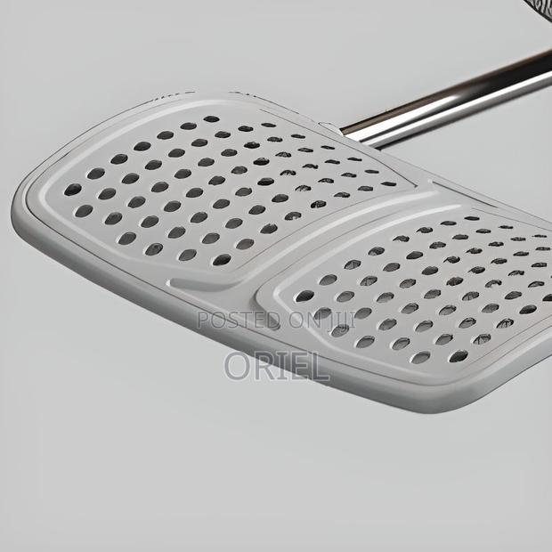 Modern Office Chair : White Executive Orthopedic Office Chair - thumbnail 4