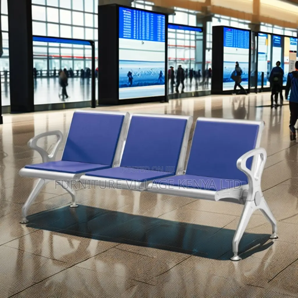 3-Seater Heavy Duty Arm Reception Visitor's Bench