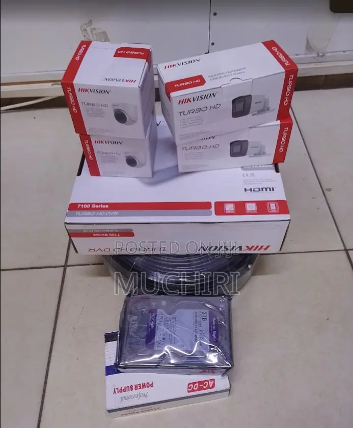 Hikvision Turbo Hd 4 Cameras Full Kit