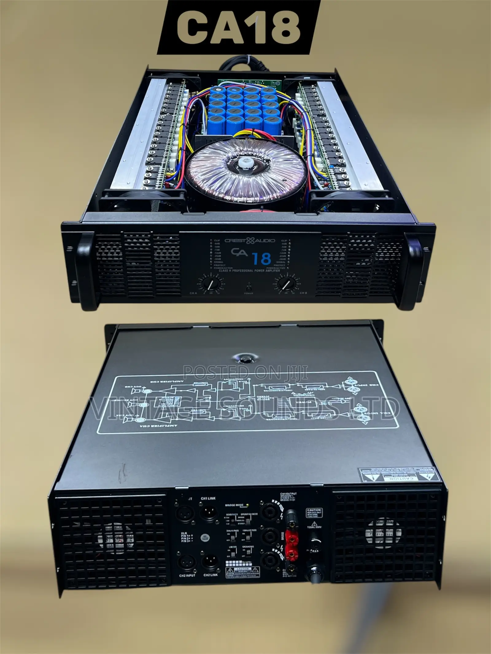 Crest Audio Ca18 | Professional Touring Amplifier ( 7000w Edition)