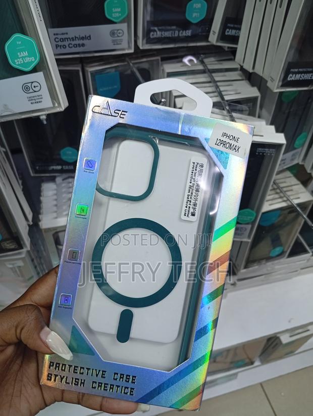iPhone 12 Pro Max Integrated Magnetic Ring Case - thumbnail 2