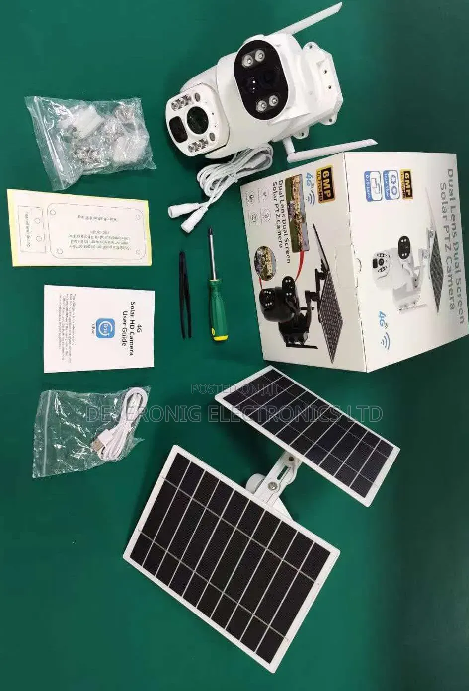 Ubox 6mp 4g Solar Camera