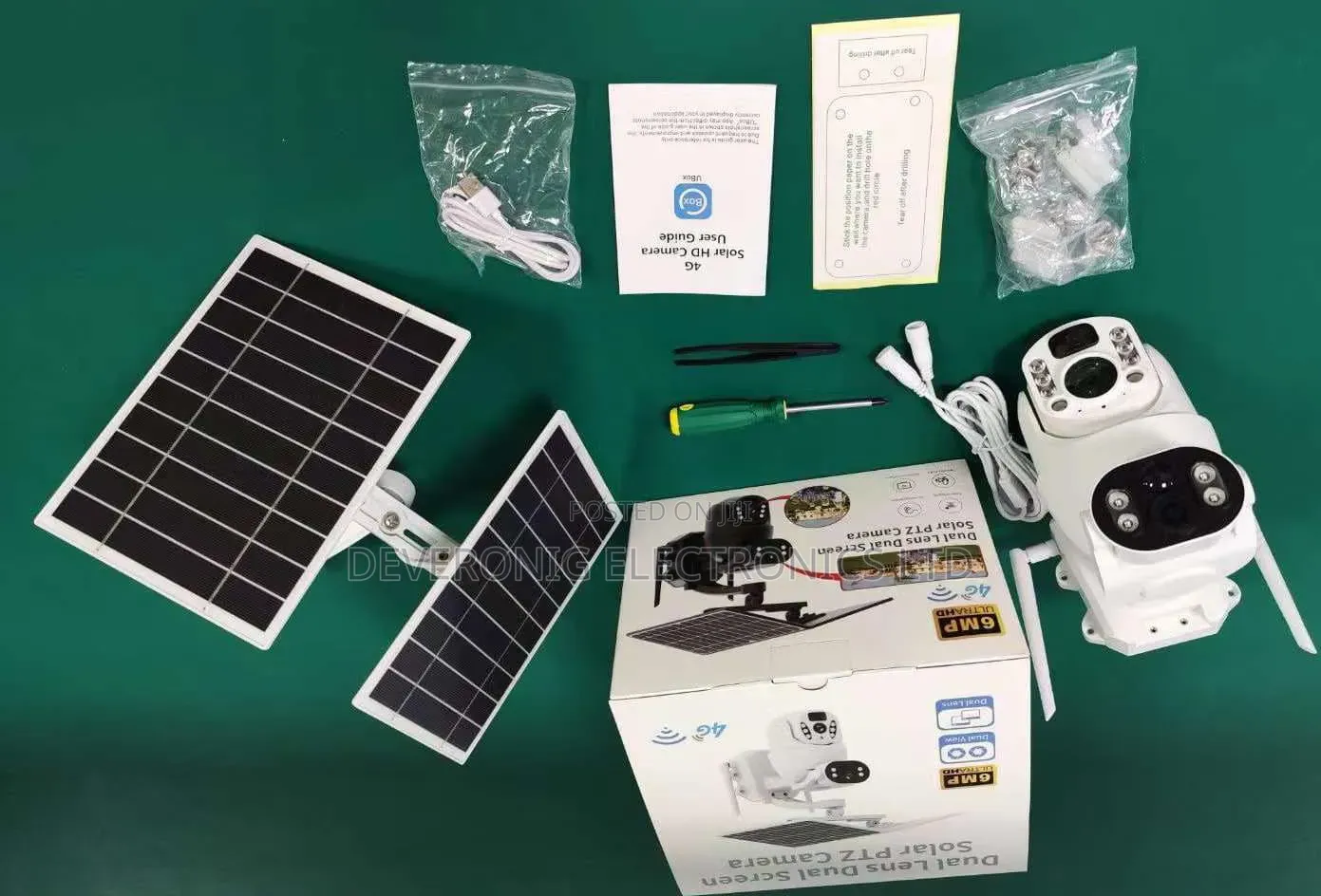 Ubox 6mp 4g Solar Camera