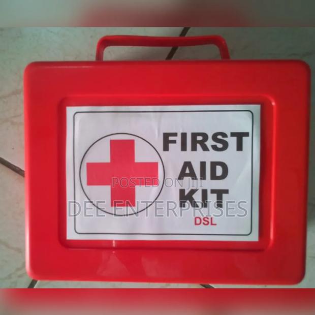 Red Big First Aid Box