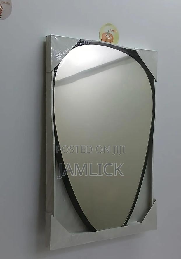Decorative Oval Shaped Mirror - Bz - thumbnail 2