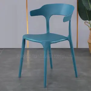 Armless Plastic Home Office Garden Chair