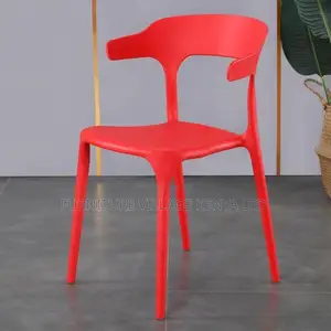 Armless Plastic Home Office Garden Chair