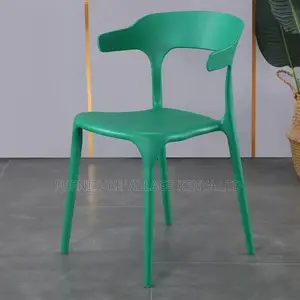 Armless Plastic Home Office Garden Chair