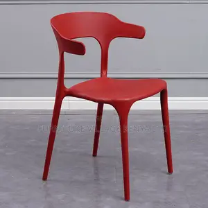 Armless Plastic Home Office Garden Chair
