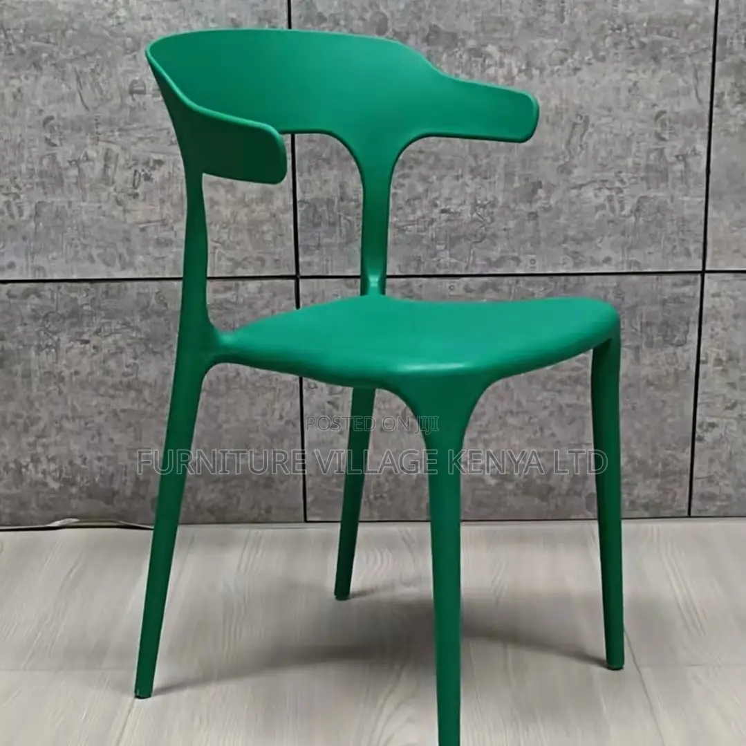 Armless Plastic Home Office Garden Chair