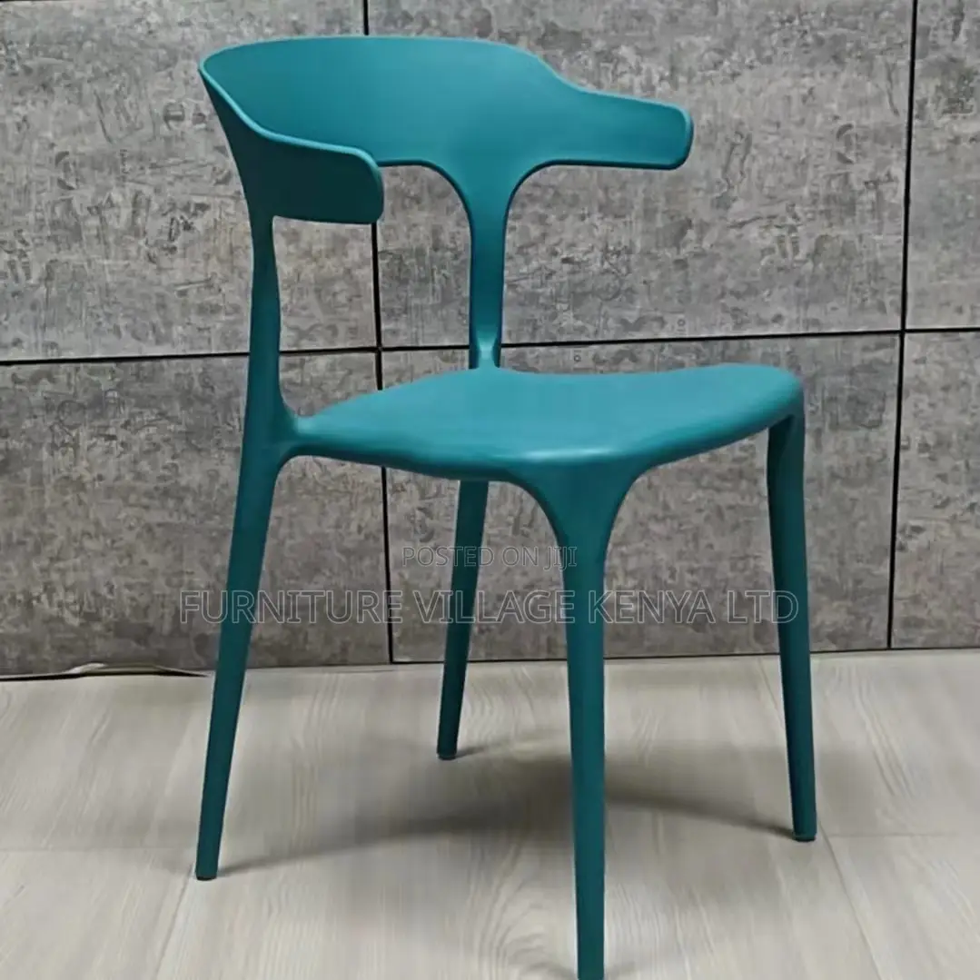 Armless Plastic Home Office Garden Chair