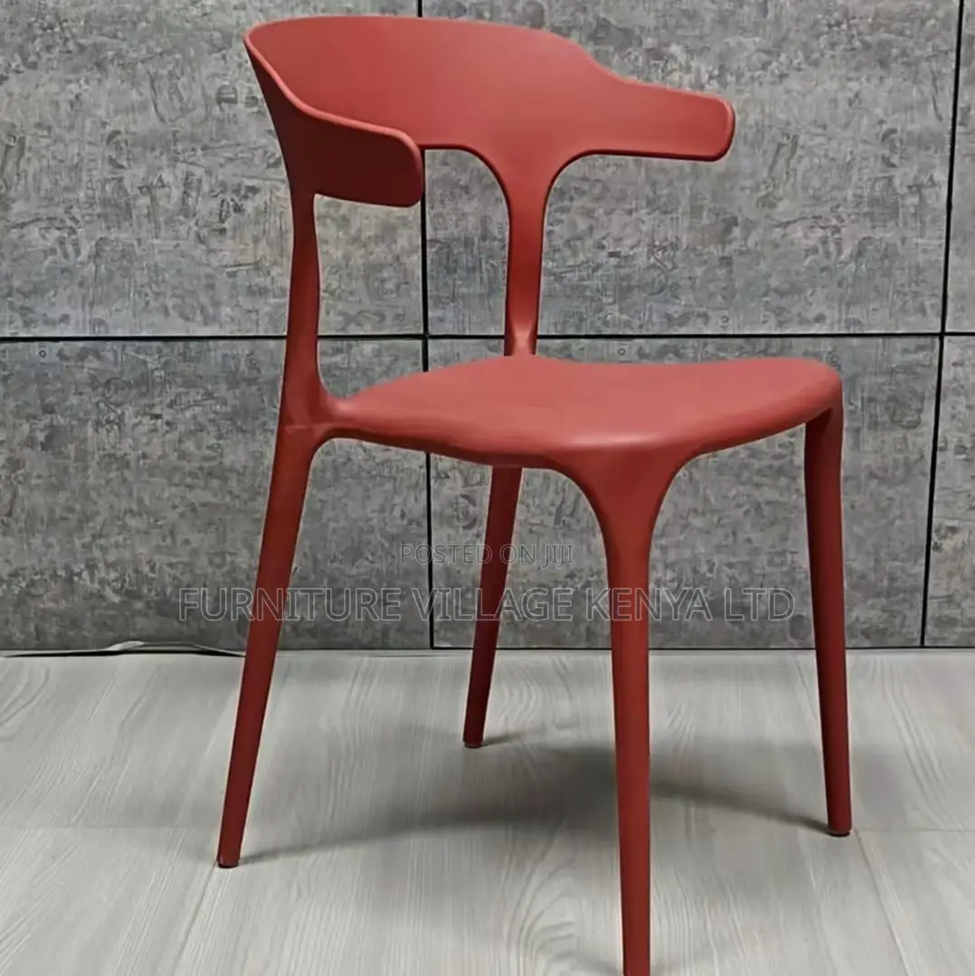 Armless Plastic Home Office Garden Chair