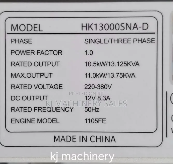 Hk13000sna-D Hisaki Japan *Diesel*
