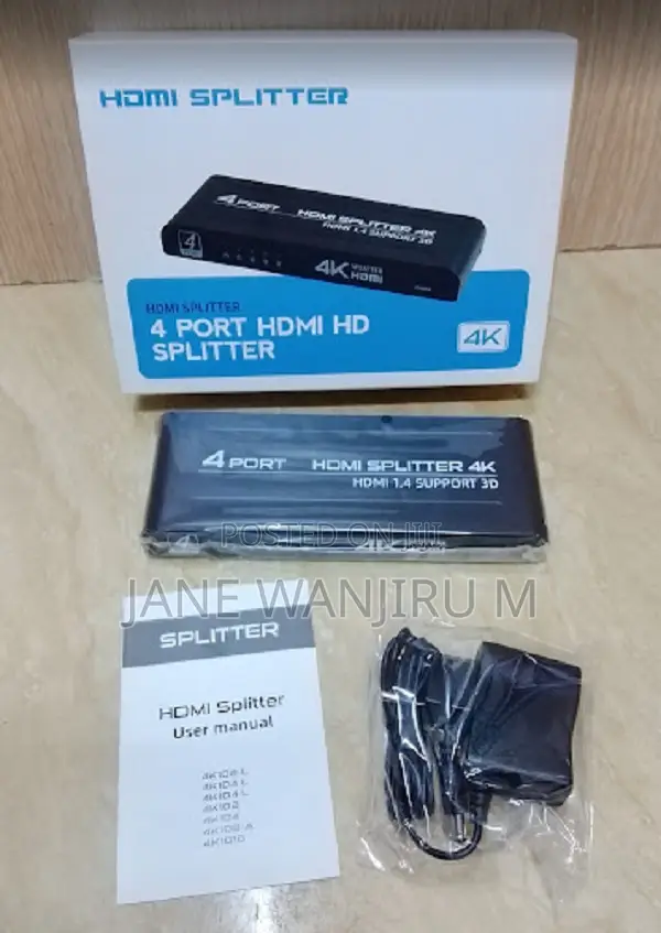 3d Hdmi Splitter 1x4 60hz Hdmi Splitter( 4 Ports)