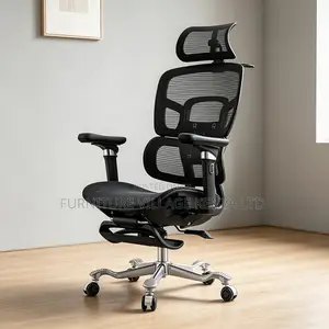 Full Mesh Ergonomic Executive Seat With Footrest