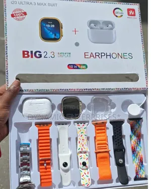 Smartwatch Watch I20 Ultra 
With Earpods and 7+1straps