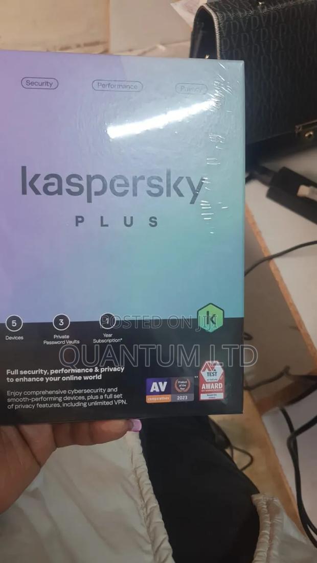 Kaspersky Plus 5 Devices 1 Year Antivirus