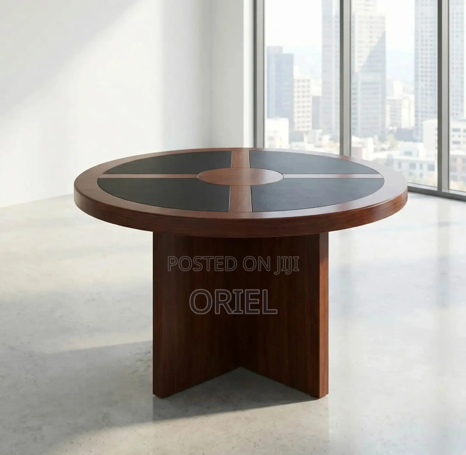Modern Boardroom Table : 4-Seater Executive Meeting Table