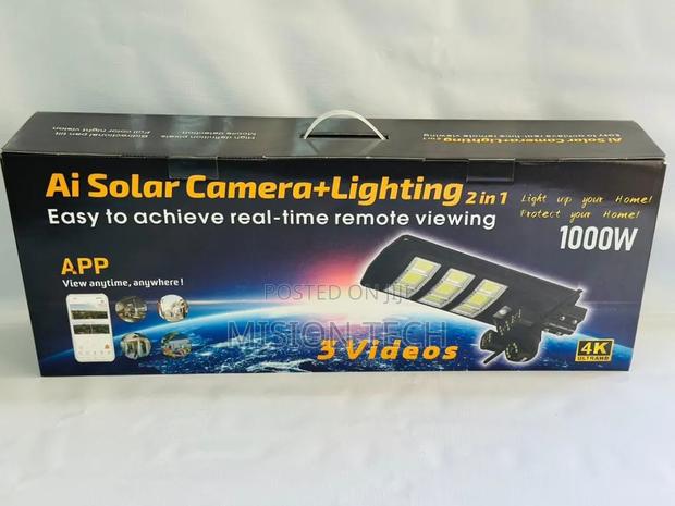 Ai Solar Camera 2in1 4g Simcard 1000wats 