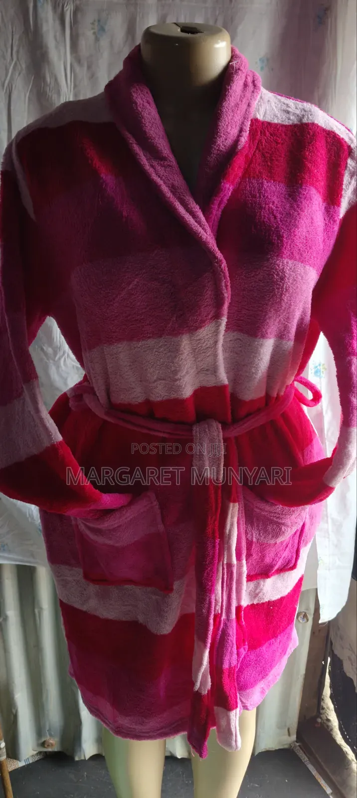 Hot Pink Primark Birth Robes