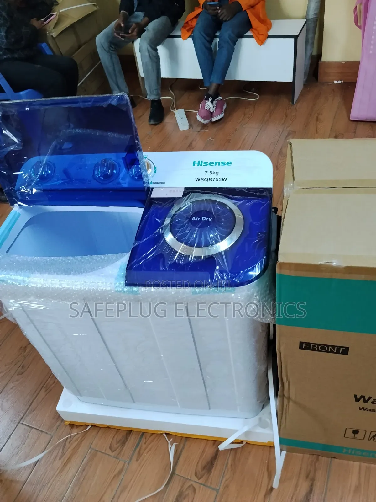 Hisense 7.5kg Twin Tub Laundry Machine for Home Use