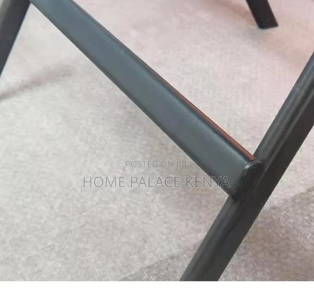 Outdoor Table: Square Black Mirror Glass Foldable Table - thumbnail 4