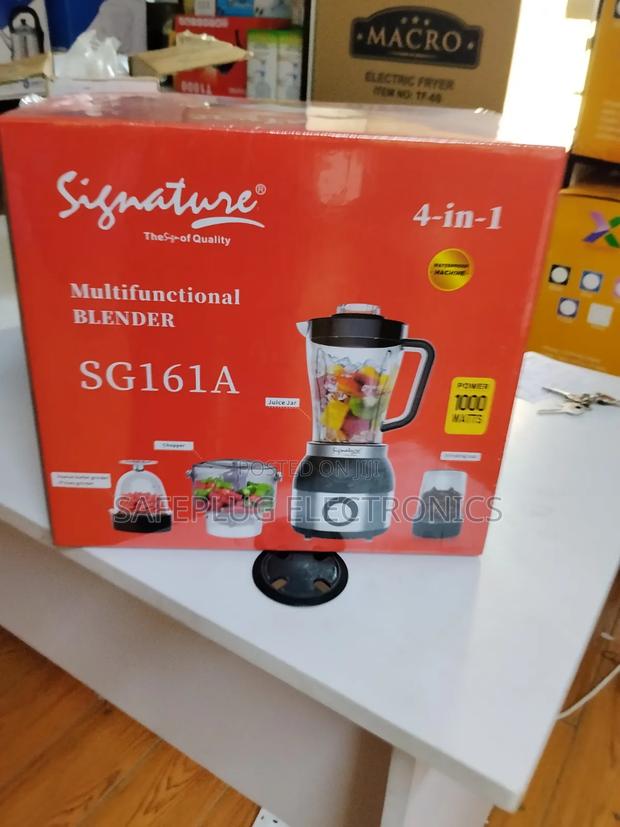 Signature 4 in 1 Blender 1000w 1.8l – Blender, Grinder Chopper