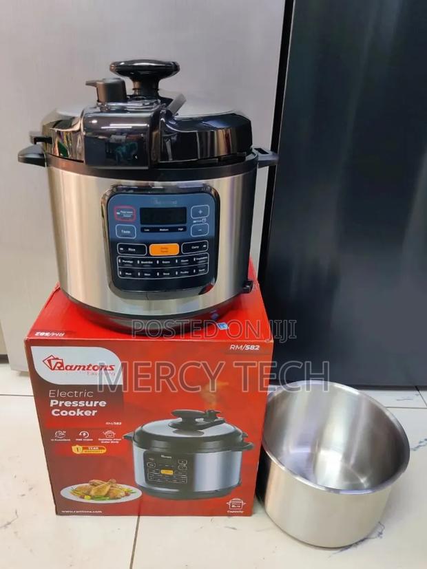 Ramtons Electric Pressure Cooker 6l Rm/582