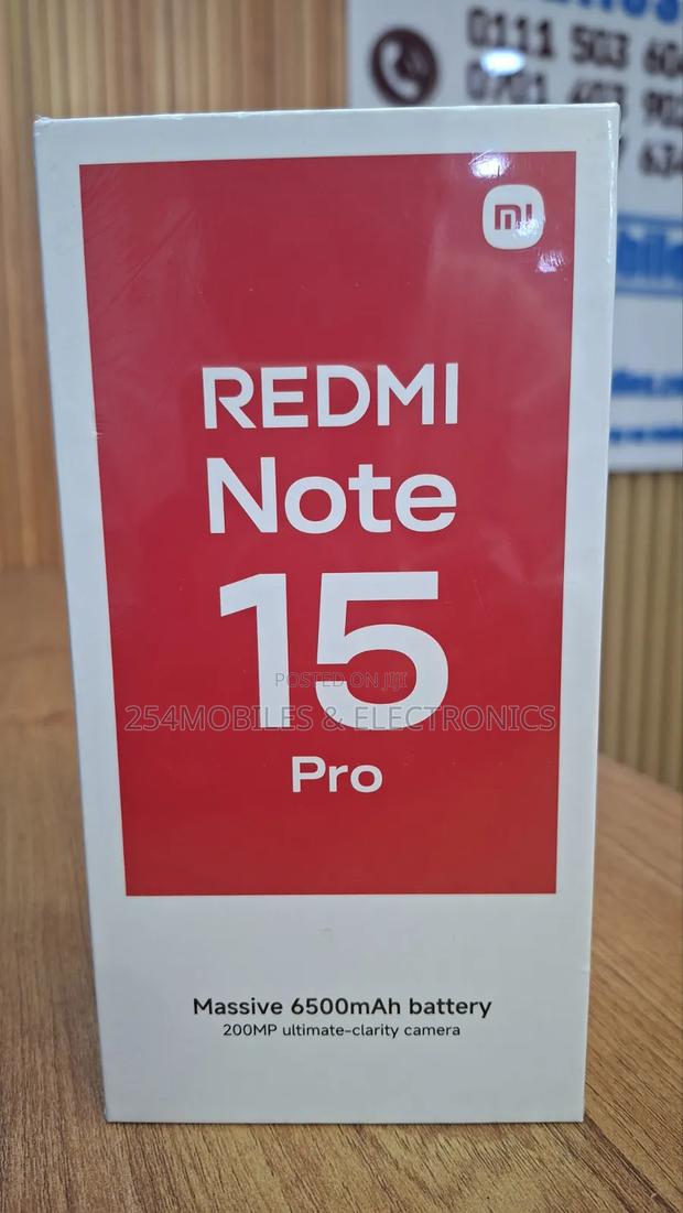 New Xiaomi Redmi Note 15 Pro 512 GB Black - main view