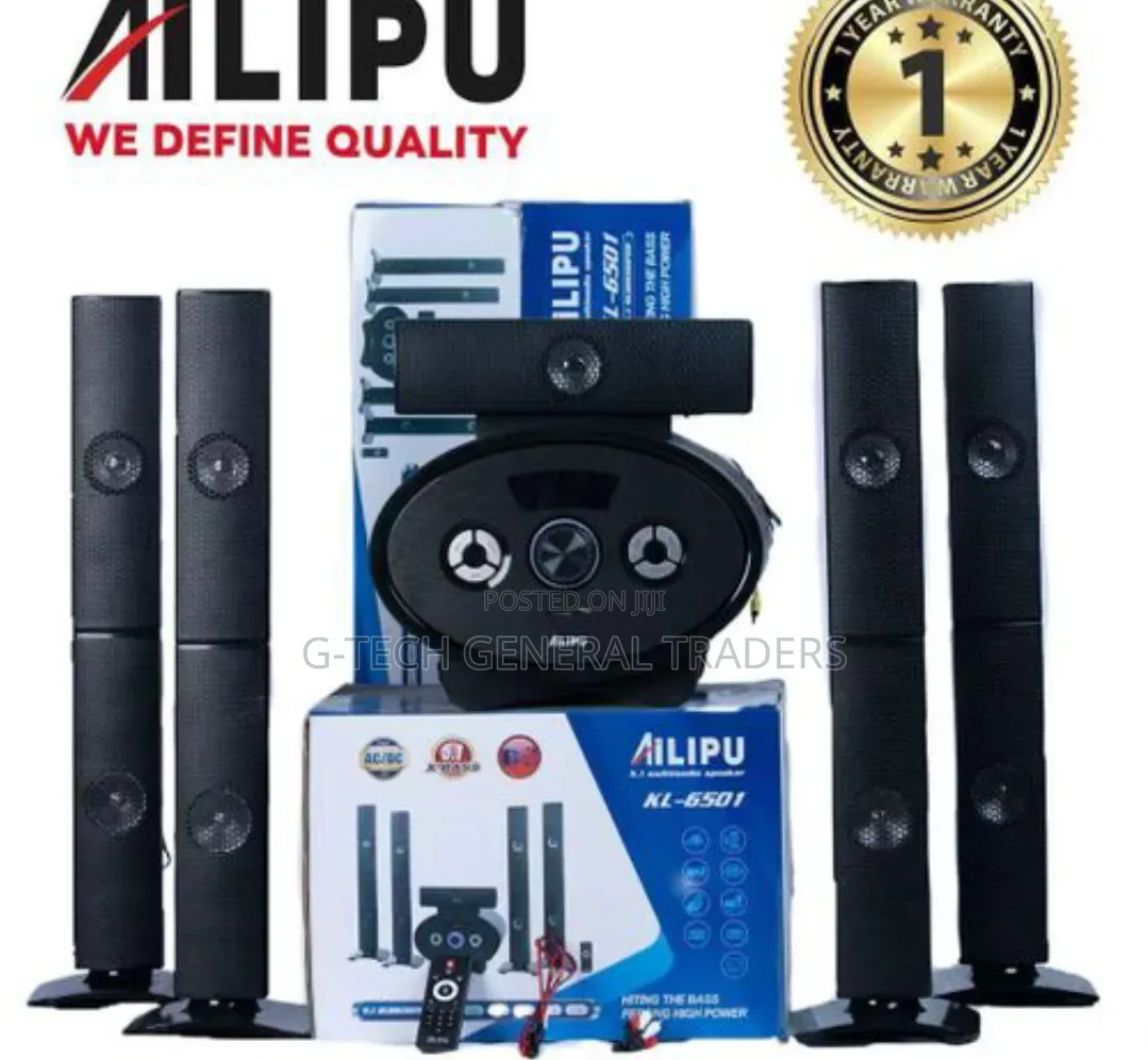 Ac/Dc Ailipu Kl-6501ad 5.1 Channel Home Theater Speaker System
