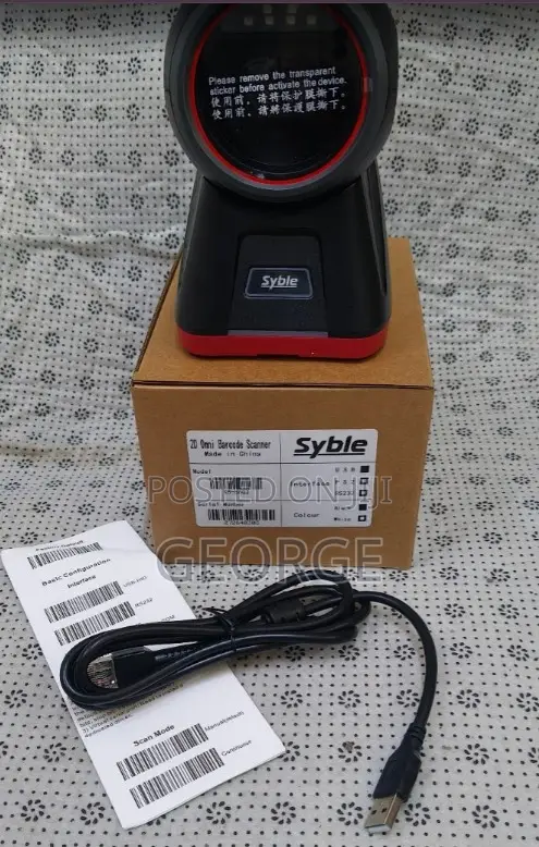 8602 Syble Brand New Round Table Mount Scanner