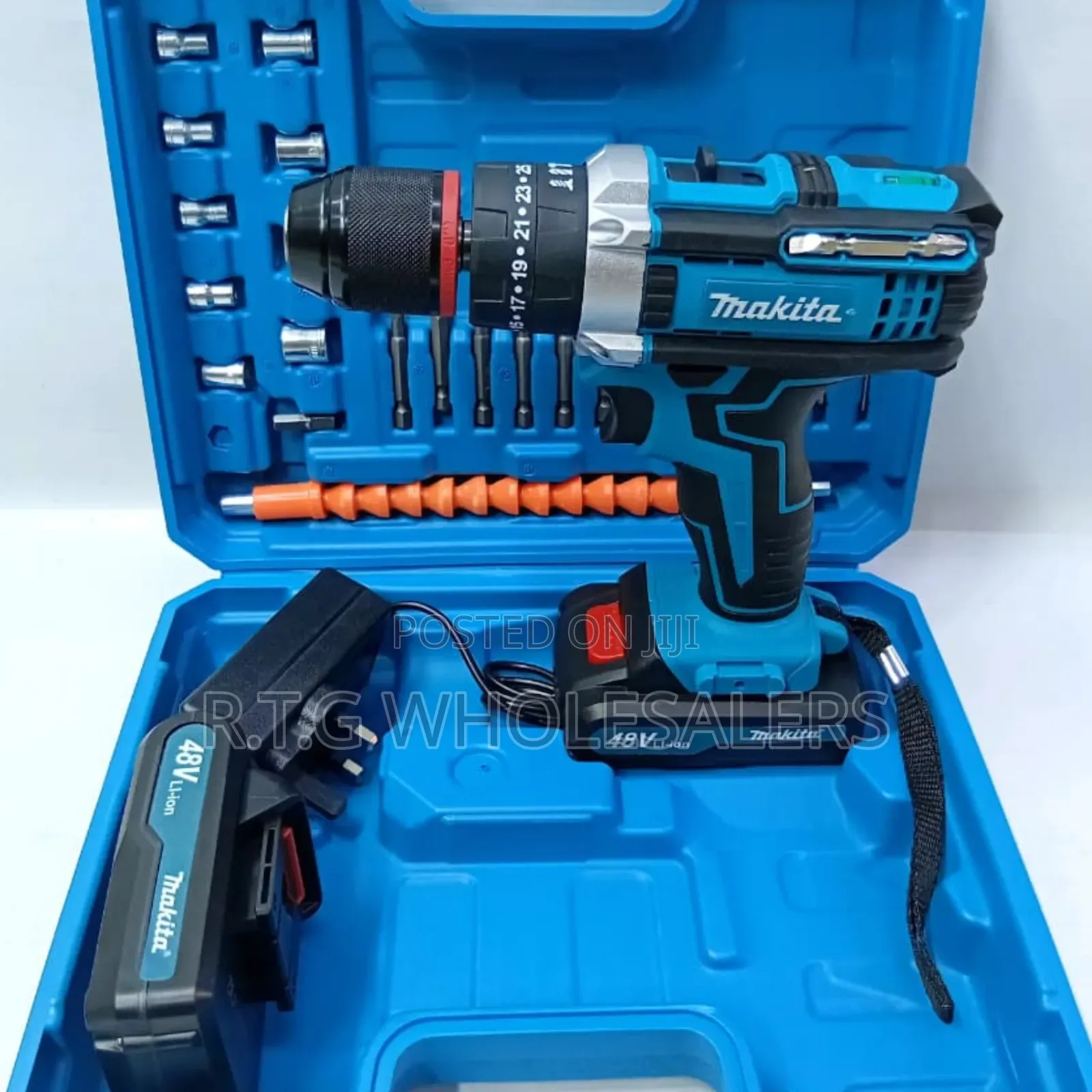 Makita 48v Cordless Drill With 2 Batteries Kit