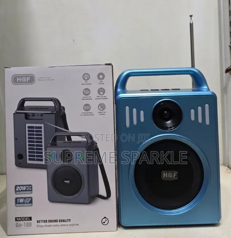 H at F (Or H at F) Gu-180, Wireless Speaker. Radio