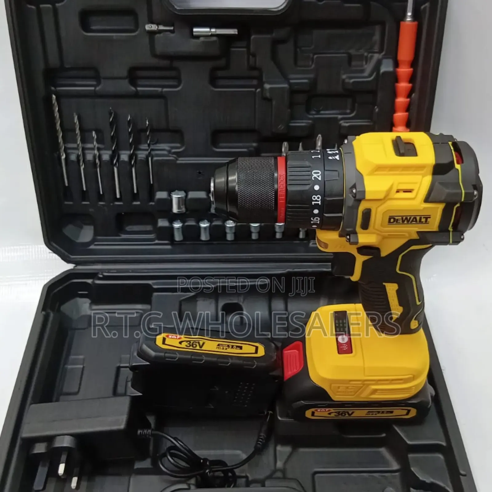 Dewalt 36v Brushless Cordless Drill Set