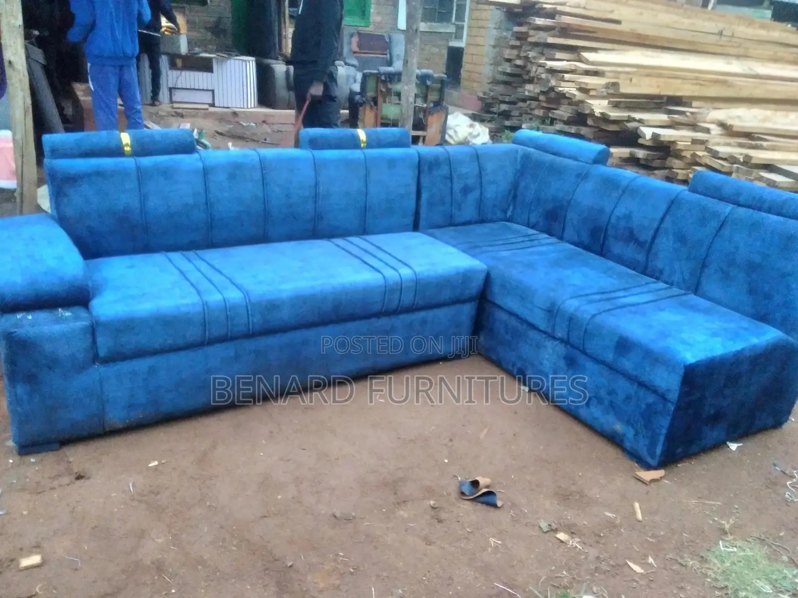 Blue L Seat