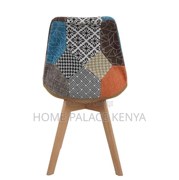 Dining Chair: Retro Patchwork Dining Chair Tulip Design - thumbnail 3