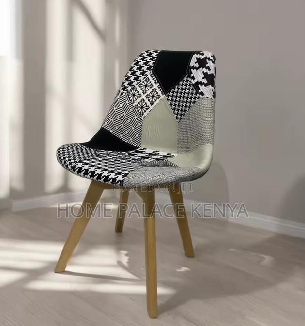 Dining Chair: Retro Patchwork Dining Chair Tulip Design - thumbnail 6