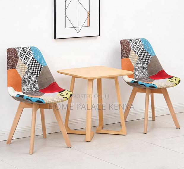 Dining Chair: Retro Patchwork Dining Chair Tulip Design - thumbnail 10