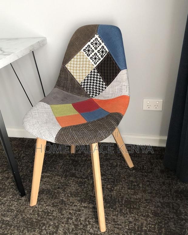 Dining Chair: Retro Patchwork Dining Chair Tulip Design - thumbnail 11