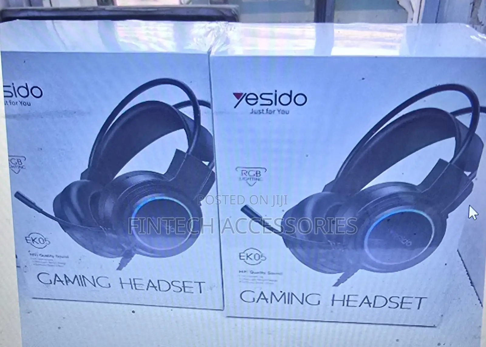 Yesido Ek05 RGB Wired Gaming Headset for Ps4, Ps5, Mobile Phone, Table