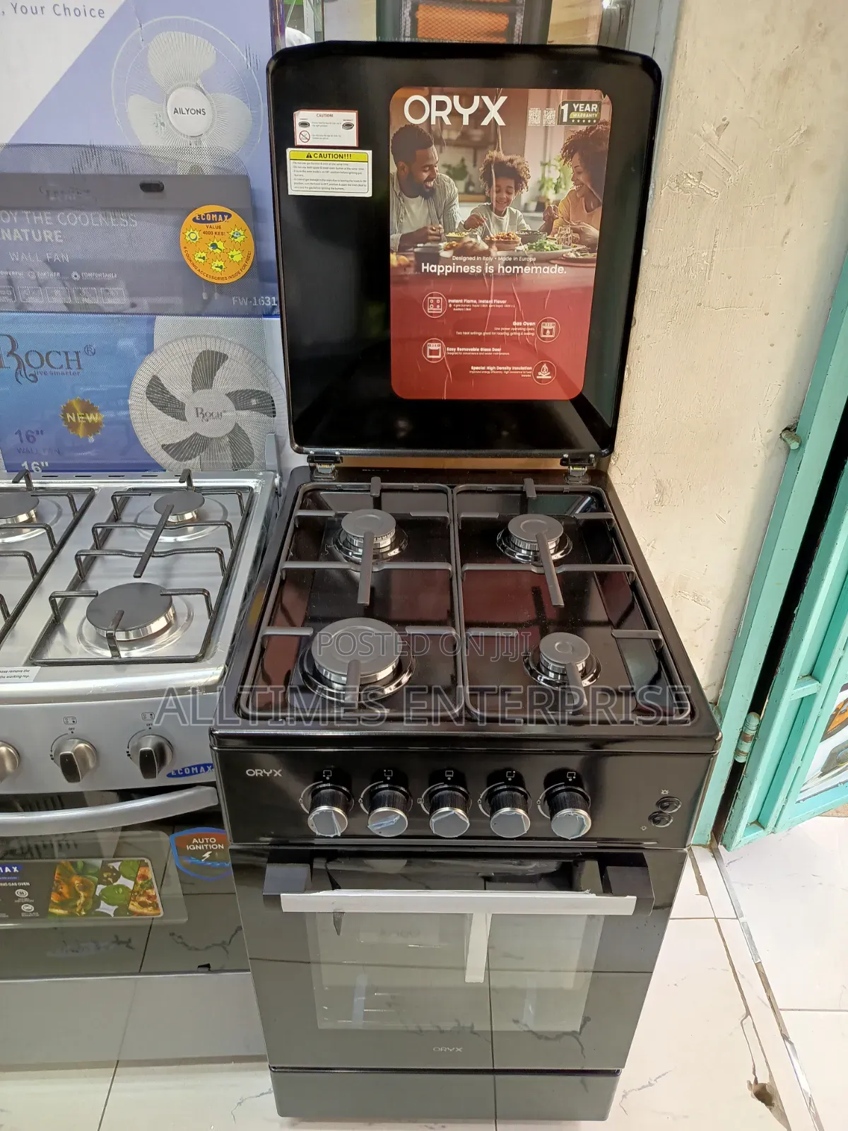*Oryx Cooker 50x60cm All Gas 
*Ost250paggble*