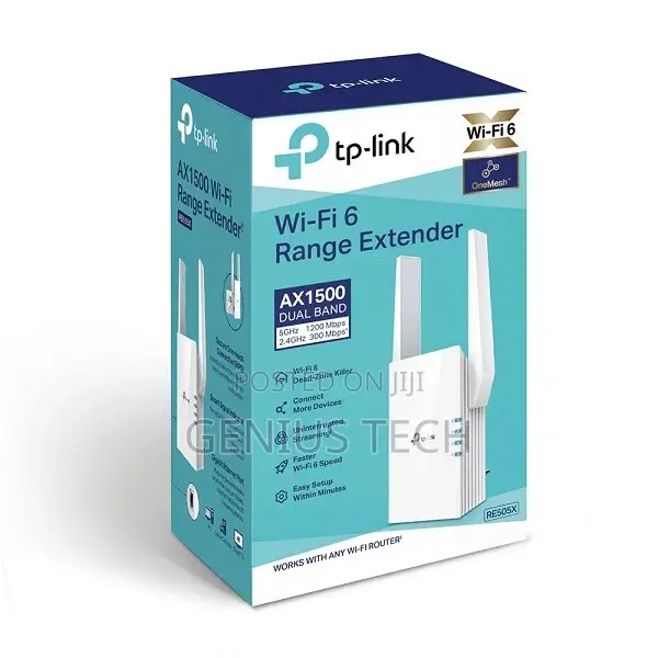 Tp-Link Re505x Ax1500 Wi‐Fi 6 Range Extender