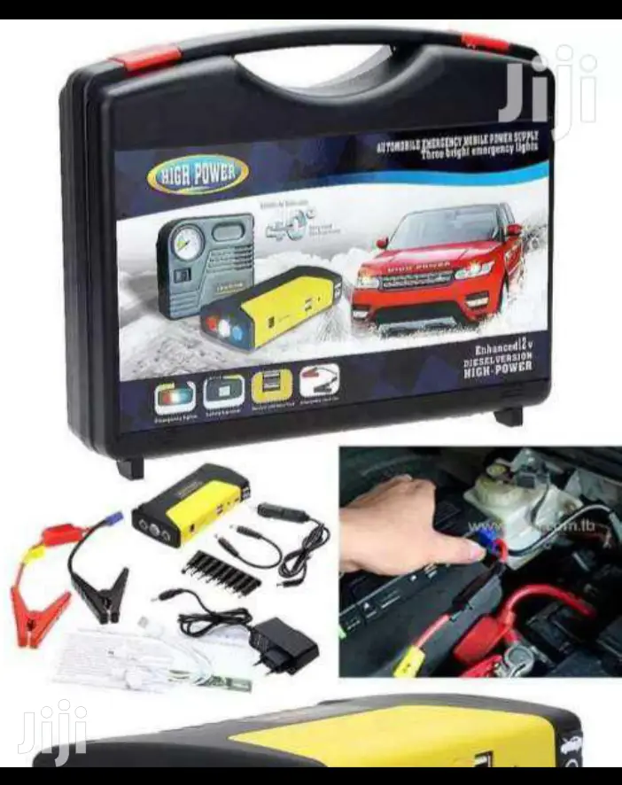 New Portable Brand Powerful Jumpstarter Kits With Air Compressor.