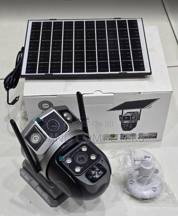 4g Dual Lens Solar CCTV Camera With Simcard Slot