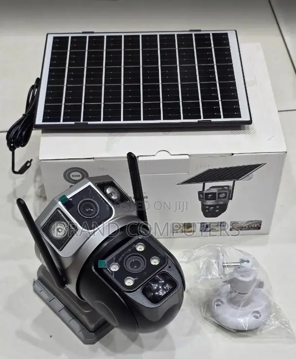 4g Dual Lens Solar CCTV Camera With Simcard Slot